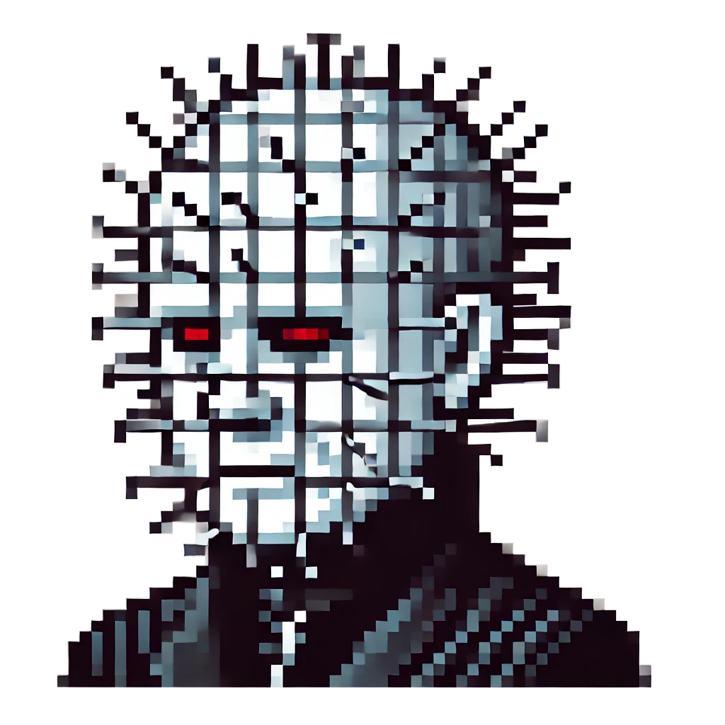 Pixel art technician mascot